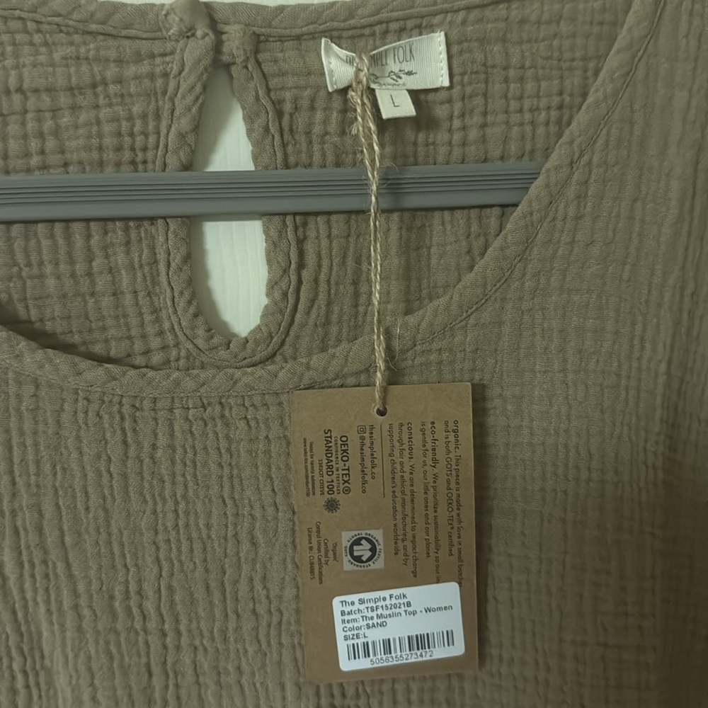 The simple folk muslin top - Picture 3 of 4
